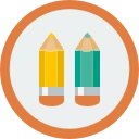 Icon representing writing or creative tools